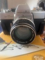 Minolta camera analoog met statief, Ophalen of Verzenden, Zo goed als nieuw, Compact, Minolta