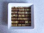 Tapas Bord 12x12 cm. Wijn kurken PPD, Huis en Inrichting, Ophalen of Verzenden, Zo goed als nieuw, Bord(en), Overige stijlen