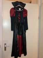 Gravin Dracula Jurk - Maat 152/158 - Carnaval/Halloween, Carnaval, Ophalen of Verzenden, Zo goed als nieuw, Kleding