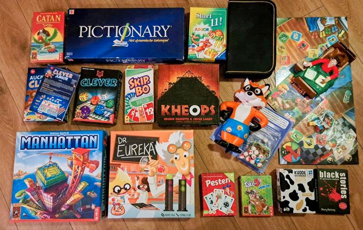 Diverse gezelschapsspellen, Hobby en Vrije tijd, Gezelschapsspellen | Overige, Zo goed als nieuw, Ophalen of Verzenden