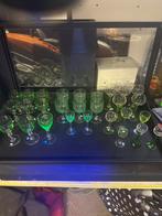 Diverse uranium glas, Antiek en Kunst, Antiek | Glas en Kristal, Ophalen