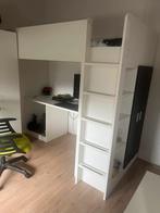 Hoogslaper met bureau/kledingkast (ikea), Kinderen en Baby's, Gebruikt, Ophalen of Verzenden, Hoogslaper