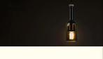 Duurzame hanglamp van wijnfles, Huis en Inrichting, Lampen | Hanglampen, Ophalen of Verzenden, Nieuw, Glas, Minder dan 50 cm