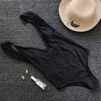 Zwart push-up badpak (monokini dames vrouwen push up), Kleding | Dames, Badmode en Zwemkleding, Verzenden, Nieuw, Zwart, Badpak