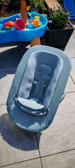 Cybex Lemo Bouncer – Stone Blue | Topstaat!, Overige merken, Wipstoel, Ophalen of Verzenden, Met gordel(s) of riempje(s)