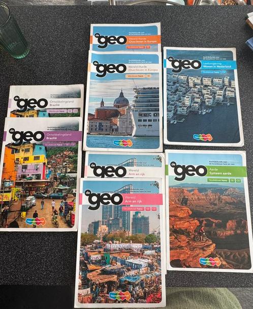 De Geo studieboek en werkboek Havo, Boeken, Schoolboeken, Zo goed als nieuw, Aardrijkskunde, HAVO, Ophalen of Verzenden