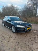 Audi A6 1.8 Tfsi Ultra 190pk S Tronic 2017 Zwart PANORAMADAK, 1610 kg, Zwart, Leder en Stof, Zwart