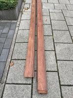 Merbau sponning schroten, Doe-het-zelf en Verbouw, Hout en Planken, Ophalen, Minder dan 25 mm, Nieuw, 200 tot 250 cm