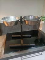 Voerbakken hond met stander, Dieren en Toebehoren, Ophalen, Verstelbaar, Gebruikt