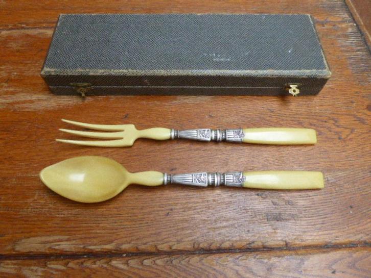 Antiek sla bestek, Antiek en Kunst, Antiek | Bestek, Ophalen of Verzenden