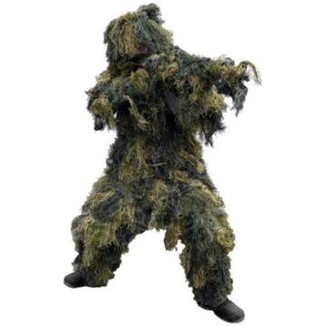 Ghillie suit woodland( jas ,broek,hoed )