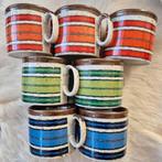 Set van 7 en 5 supergave vintage mokken bekers, Ophalen of Verzenden, Nieuw, Overige stijlen, Kop(pen) en/of Schotel(s)