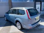 Ford Focus Wagon 1.8 Titanium/Cruise-c/Climate-c/Navi/PDC/Tr, 125 pk, Gebruikt, 4 cilinders, Blauw