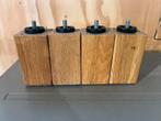 Ikea bedpoten Burfjord 10 cm, Ophalen, Eenpersoons, Wit, Hout