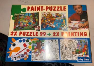 Sprookjes Puzzel & Verf Set beschikbaar voor biedingen