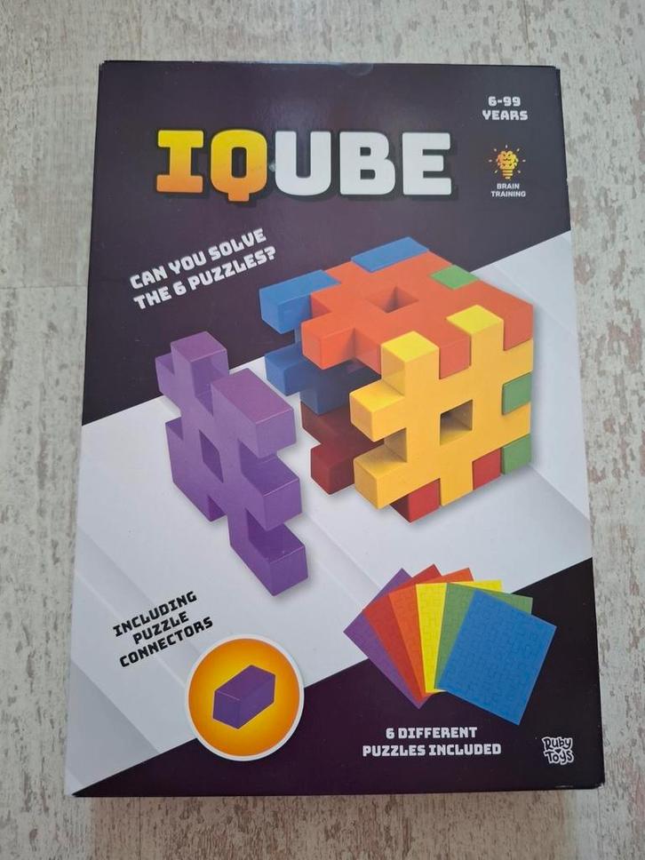 Denk spel IQUBE IQ CUBE, Hobby en Vrije tijd, Gezelschapsspellen | Overige, Zo goed als nieuw, Een of twee spelers, Ophalen of Verzenden