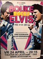 Poster op karton - bouke rocks elvis, Ophalen of Verzenden, A1 t/m A3, Film en Tv