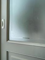 3 sets schuif / en suite deuren met geëtst glas 292x208cm., Antiek en Kunst, Ophalen