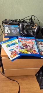 Ps 4 met spellen, Spelcomputers en Games, Spelcomputers | Sony PlayStation 4, Ophalen of Verzenden, Zo goed als nieuw, Met 2 controllers