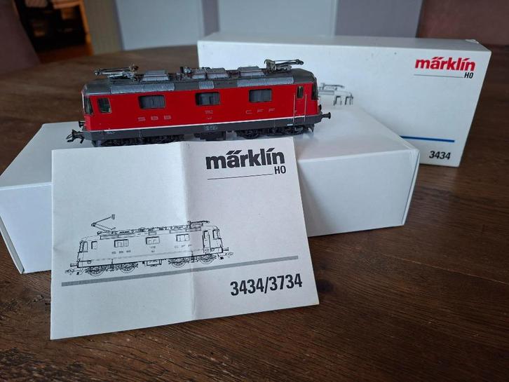 Märklin 3434 H0 Elektrische locomotief Re4/4 van de SBB/FFS, Hobby en Vrije tijd, Modeltreinen | H0, Zo goed als nieuw, Locomotief