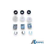 Schakelstang rubber set klein - Originele witte nylon bus, Nieuw