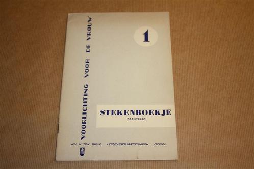 Stekenboekje - Naaisteken - Circa 1960, Boeken, Hobby en Vrije tijd, Gelezen, Ophalen of Verzenden