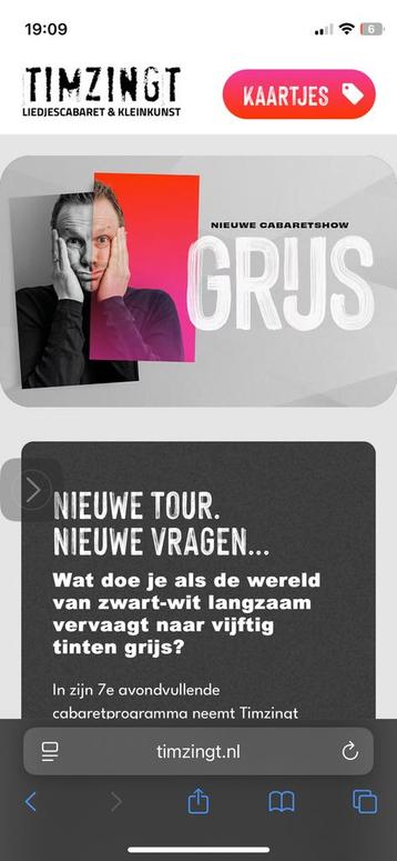 Tim Zingt 7 november 2025 Houten beschikbaar voor biedingen