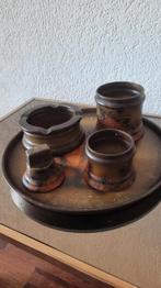 5 delig rookstel plateel, Antiek en Kunst, Ophalen of Verzenden