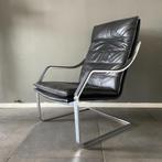 Vintage jaren 70 fauteuil Rudolf B Glatzel voor Walter Knoll, Huis en Inrichting, Fauteuils, Ophalen, Metaal, Gebruikt, Walter Knoll