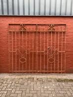 Antiek smeedijzeren hekwerk, Ophalen of Verzenden, Gebruikt, IJzer, Sierhekwerk