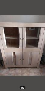 Vitrinekast met glazen deuren, Ophalen, 100 tot 150 cm, 25 tot 50 cm, Met deur(en)