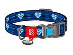 WAUDOG Superman 1 Halsband M Nekomtrek 31-49 cm Blauw KOOPJE, Ophalen of Verzenden, Nieuw