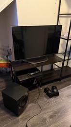 Dringend ! LG 42” TV + Geluidsinstallatie – Zeer Goede Staat, Blu-ray-speler, 70 watt of meer, Zo goed als nieuw, Ophalen