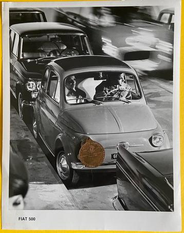 FIAT 500 originele persfoto beschikbaar voor biedingen