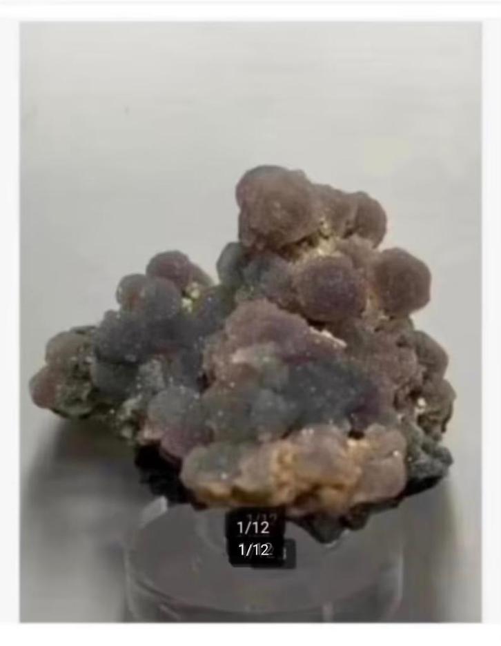 Korting 4 x Mineraal mooie Druif agaat, prijs per stuk, Verzamelen, Mineralen en Fossielen, Mineraal, Ophalen of Verzenden