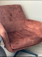 Roestkleurige Fauteuil met Gebruikerssporen, Huis en Inrichting, Fauteuils, Ophalen, Gebruikt, Stof, 75 tot 100 cm