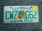 Kentekenplaat licenseplate Florida Sunshine State 3 USA, Verzenden, Gebruikt, Auto's