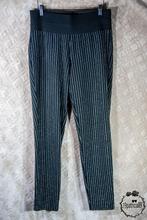 MS Mode legging met glitter krijtstreep zwart maat 44, Zwart, Ophalen of Verzenden, MS Mode, Gedragen