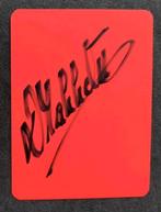 Rode kaart voetbal gesigneerd scheidsrechter Danny Makkelie, Ophalen of Verzenden, Gebruikt, Overige typen