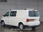 Volkswagen Transporter 110pk Dubbel Cabine L2H1 Trekhaak Air, Stof, Gebruikt, Euro 6, 4 cilinders