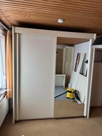 Grote kledingkast hang en planken 225/198/67, Ophalen, Met deur(en), Gebruikt, 200 cm of meer