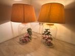 Lampen incl lampenkappen en accessoires, Rond, Zo goed als nieuw, Ophalen, 25 tot 50 cm