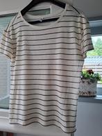 Shirt met 52% linnen. Hema. Maat S. Ecru-zwart, Maat 38/40 (M), Zwart, Ophalen of Verzenden, Zo goed als nieuw
