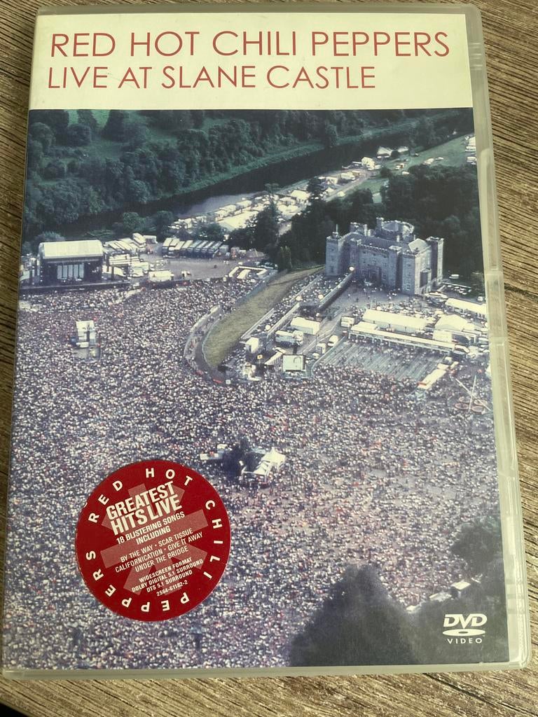 Red Hot Chili Peppers - Live at Slane Castle DVD, Cd's en Dvd's, Alle leeftijden, Ophalen of Verzenden, Zo goed als nieuw, Muziek en Concerten