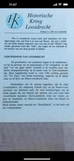 Historische Kring Loosdrecht, Boeken, Ophalen of Verzenden, 20e eeuw of later