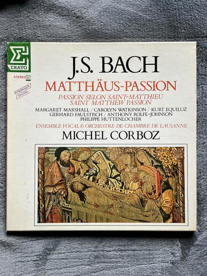J.S. Bach - Matthäus Passion, Cd's en Dvd's, Vinyl | Klassiek, Zo goed als nieuw, Barok, Opera of Operette, 12 inch, Ophalen of Verzenden