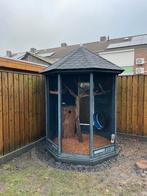 Achtkantige kooi, 190x190x280, Dieren en Toebehoren, Ophalen, Zo goed als nieuw, Hout, Volière