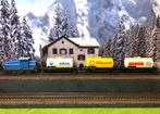 Märklin rangeerloc DHG 3078 met 3 olie wagons DB, Hobby en Vrije tijd, Modeltreinen | H0, Wisselstroom, Gebruikt, Verzenden, Wagon