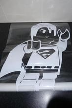 nieuw Lego Batman + Superman sticker 43 + 52.5 cm, Kinderen en Baby's, Kinderkamer | Inrichting en Decoratie, Ophalen of Verzenden