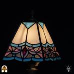 Tiffany tafellamp Clara - 20 cm, Nieuw, Ophalen of Verzenden, Glas, Tiffany